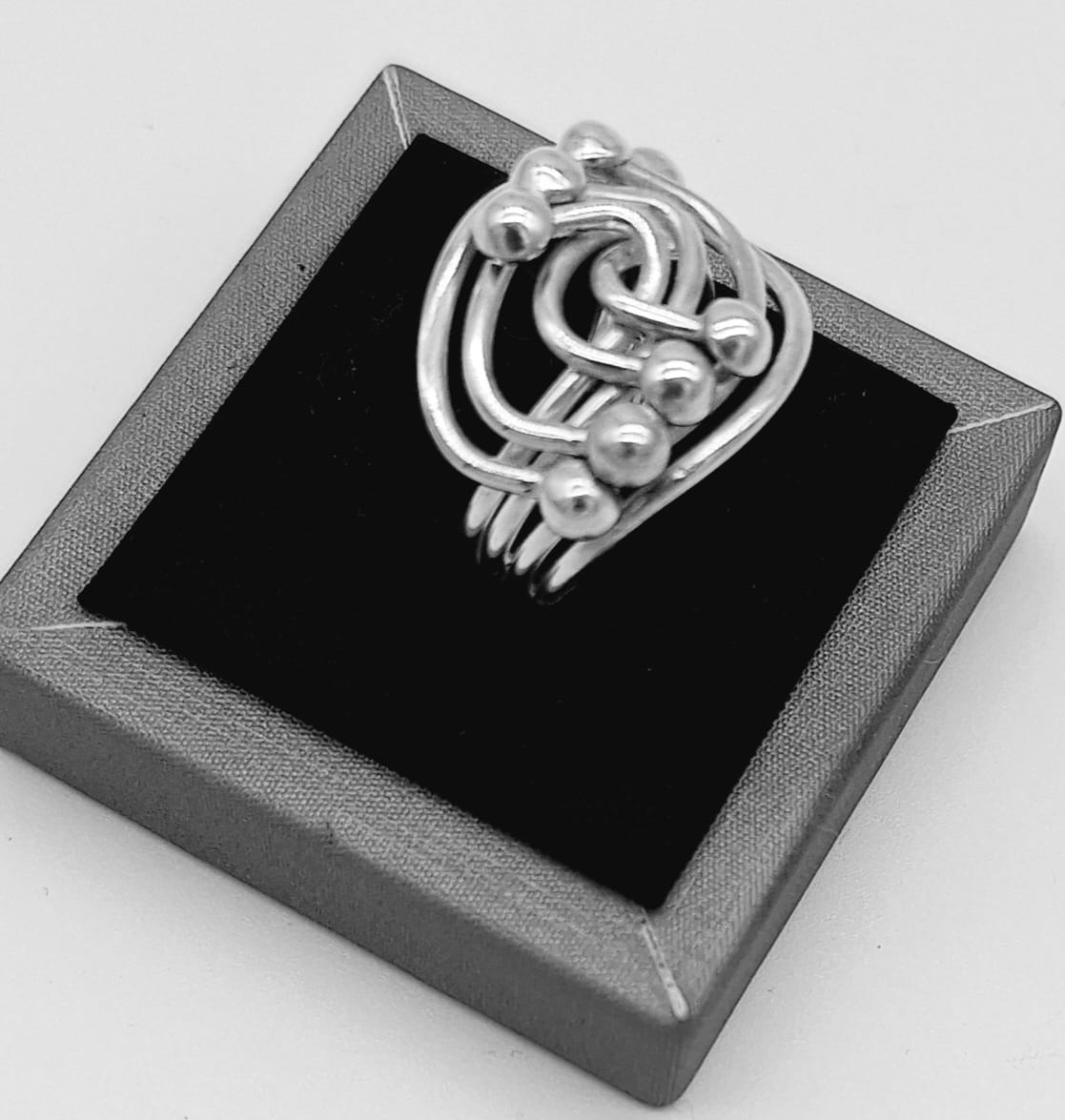 ANILLO PLATA LEY 925