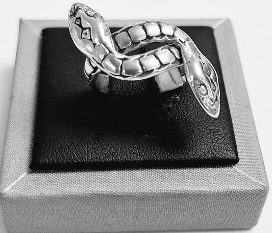ANILLO SERPIENTE EN PLATA LEY 925