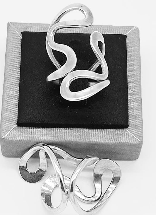 ANILLO PLATA LEY 925 .