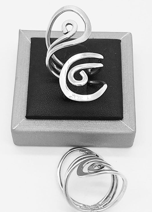 ANILLO PLATA LEY 925.