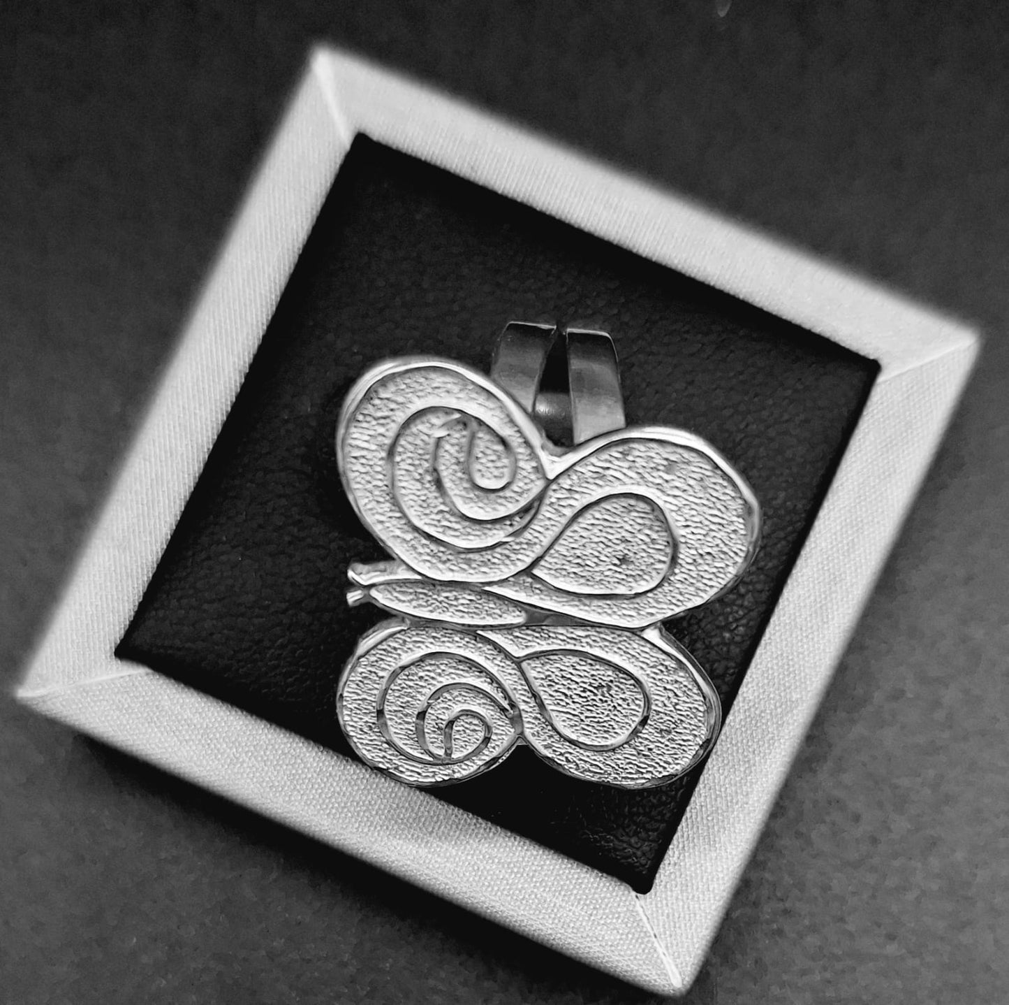 ANILLO PLATA LEY 925 , MARIPOSA
