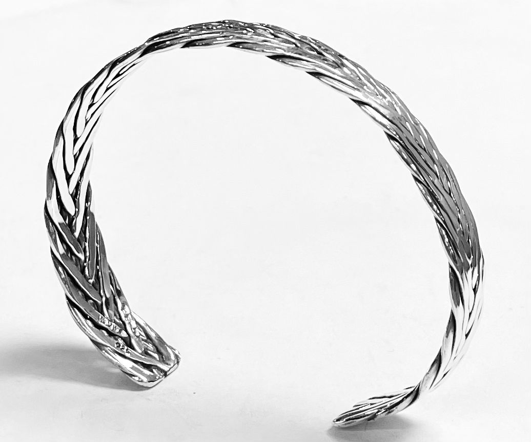 BRAZALETE TAPETILLO  EN PLATA LEY  925