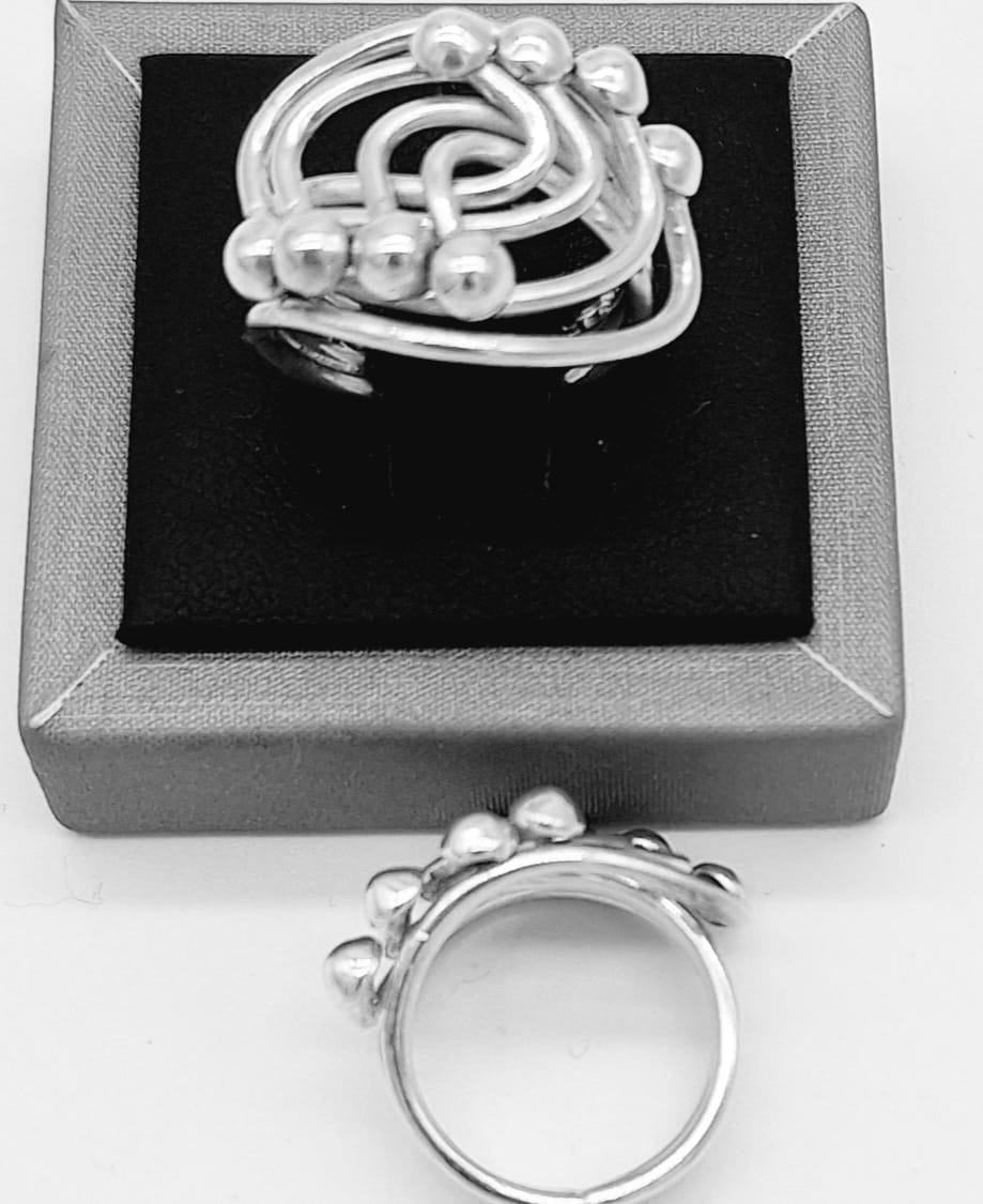 ANILLO PLATA LEY 925