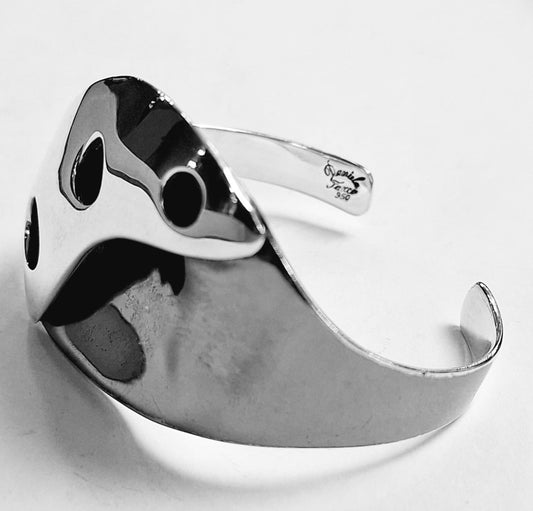 Brazalete en Plata Ley 950, vista frontal