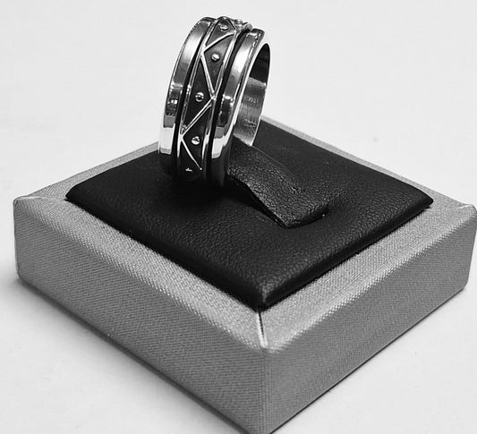 ANILLO ANTI ANSIEDAD EN PLATA 925