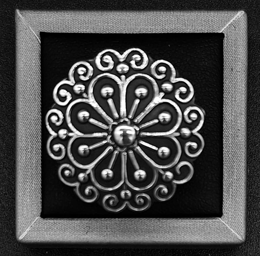 ANILLO PLATA LEY 925, VINTAGE