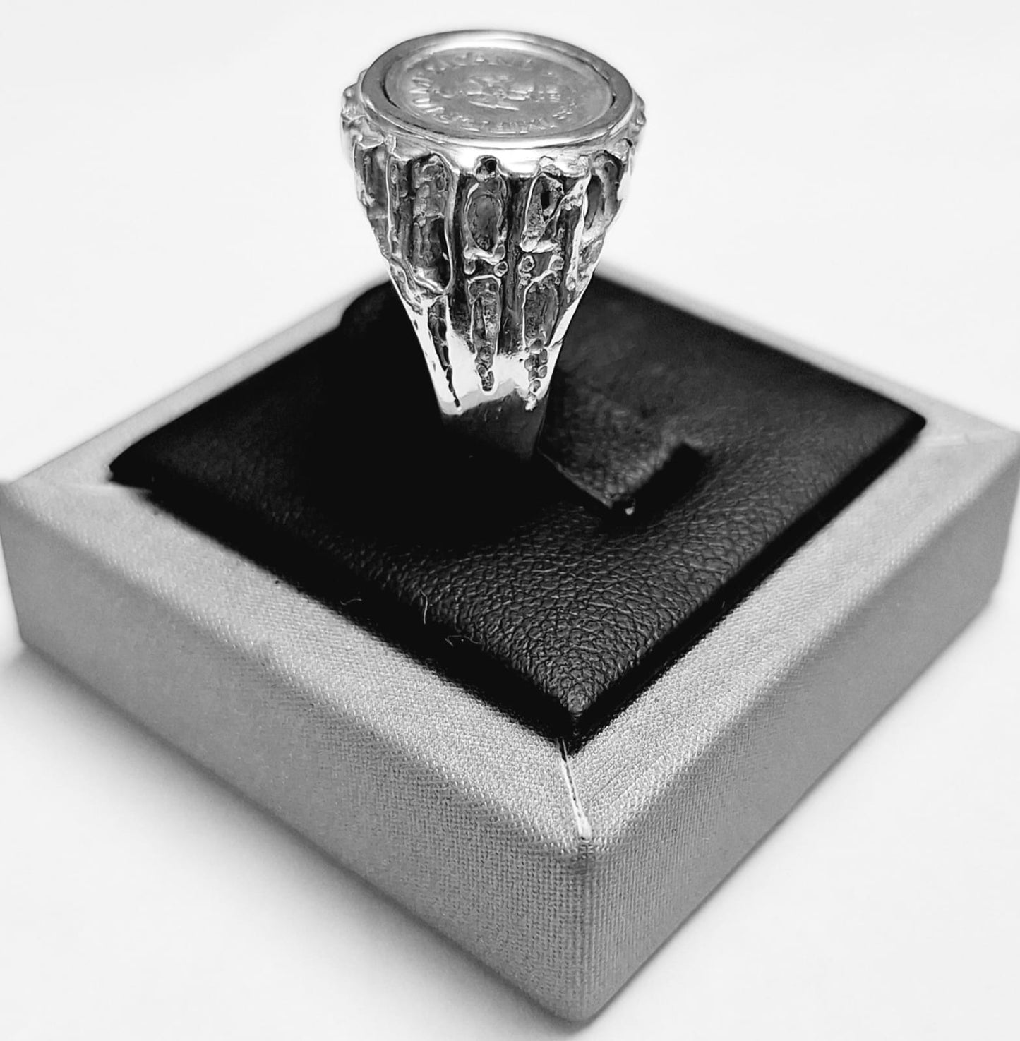 ANILLO MONEDA EN PLATA LEY 925