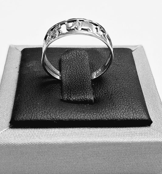ANILLO DE LA SUERTE EN PLATA LEY 925