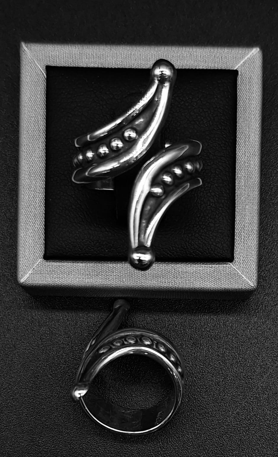 ANILLO PLATA  LEY 925 , VINTAGE