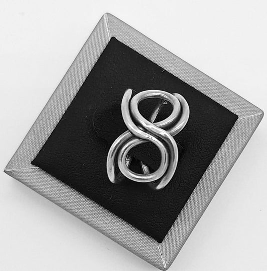 ANILLO PLATA LEY 925