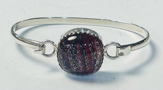 BRAZALETE CON DICROICO EN PLATA LEY 925