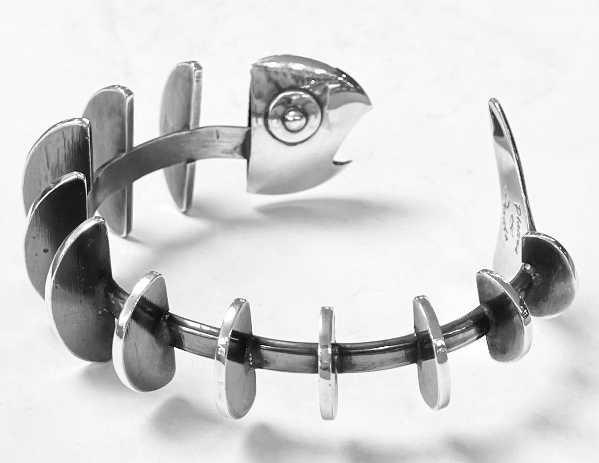 BRAZALETE ESQUELETO EN PLATA LEY 950