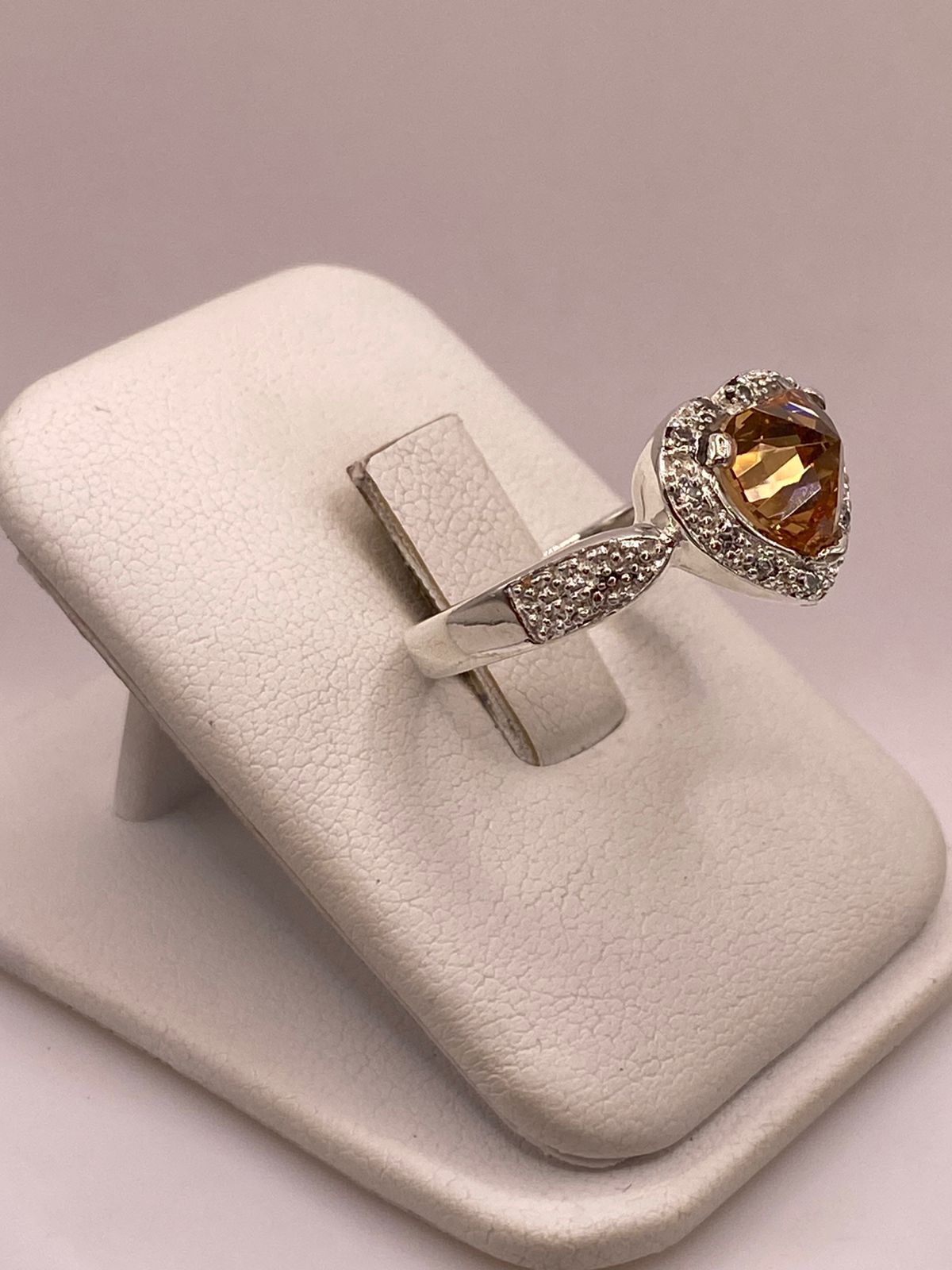 Anillo Corazón de Plata 925 con Zirconia