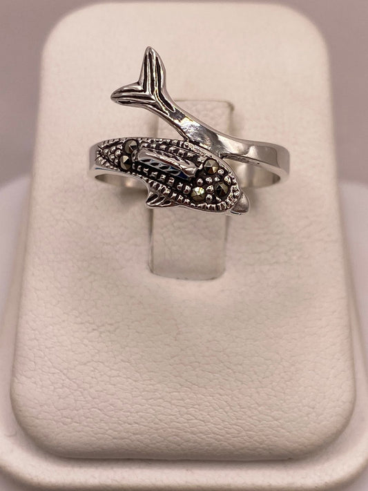 🐬 Anillo Delfín con Marquesitas en Plata Ley 925 — imagen 9
