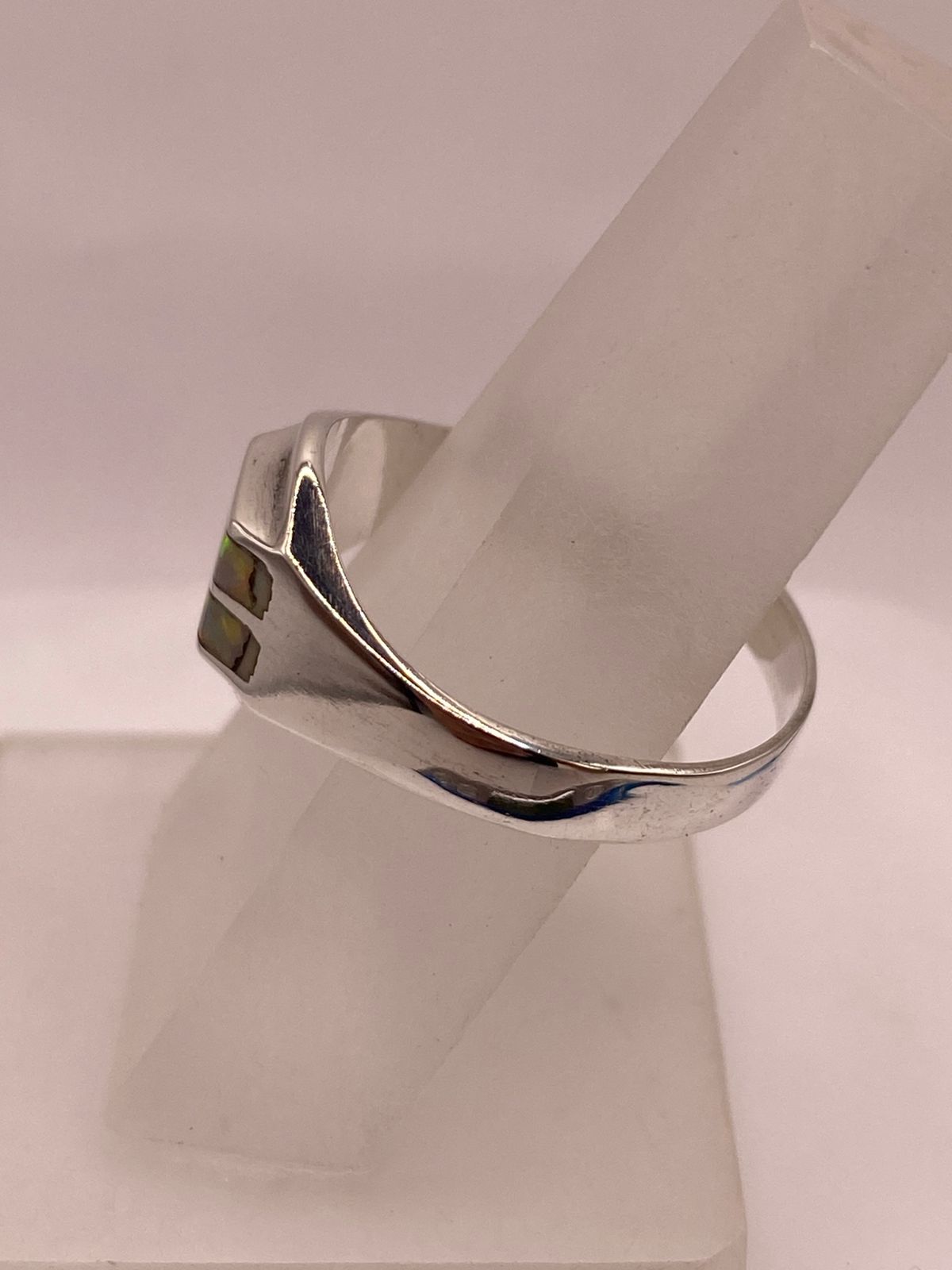 Anillo Envolvente de Plata Ley 925 con Ópalo de Fuego