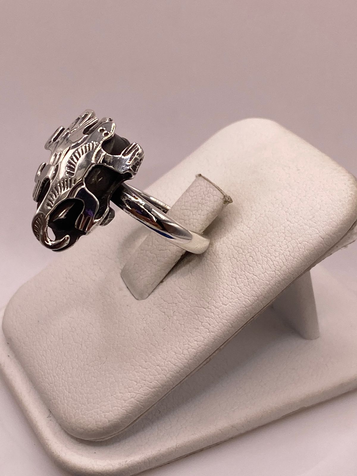 Anillo Navajo de Plata Ley 925 con Turquesa Natural