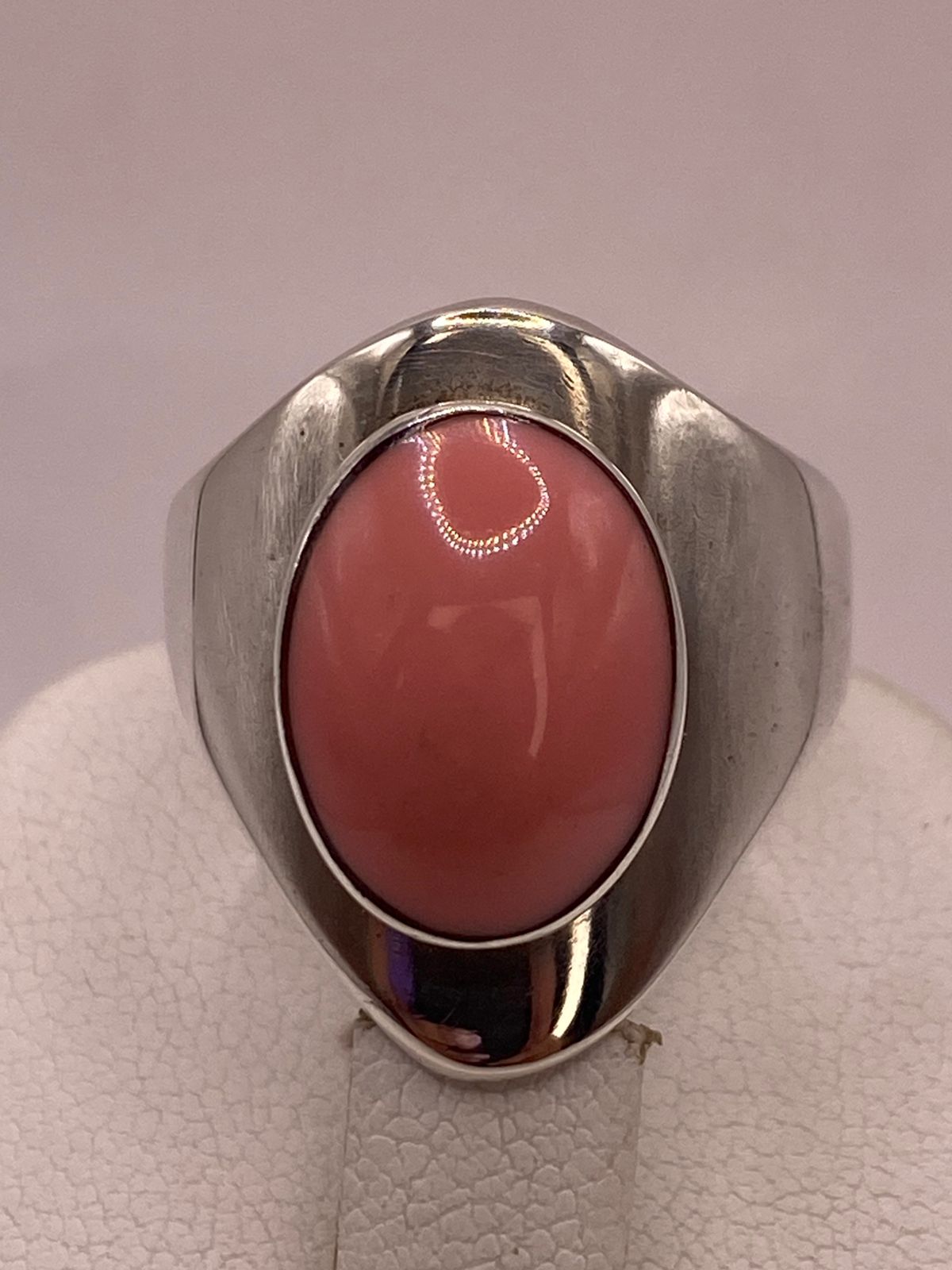 ANILLO DE PLATA LEY 925 CON CORNALINA