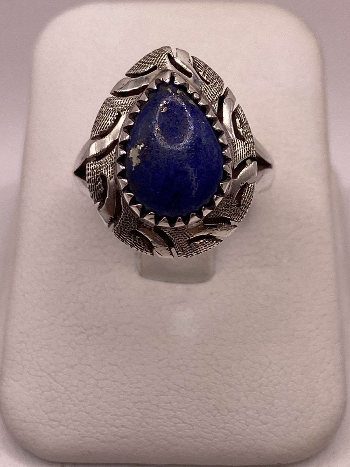 ANILLO DE PLATA LEY 925 CON LAPISLÁZULI