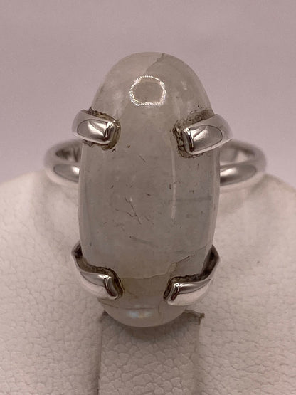 Anillo de Plata Ley 925 con Piedra Luna Natural