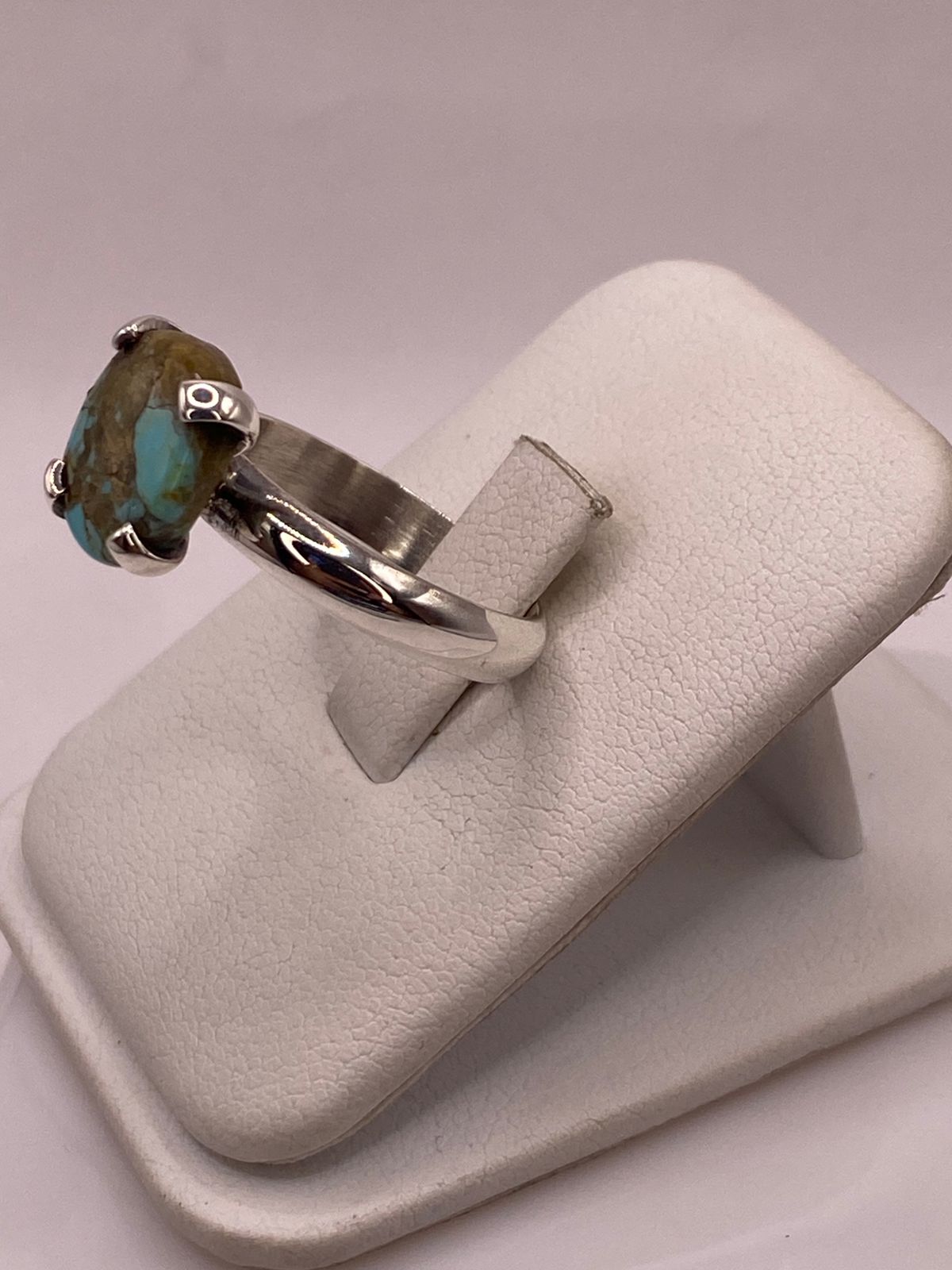 Anillo de Plata Ley 925 con Turquesa Natural