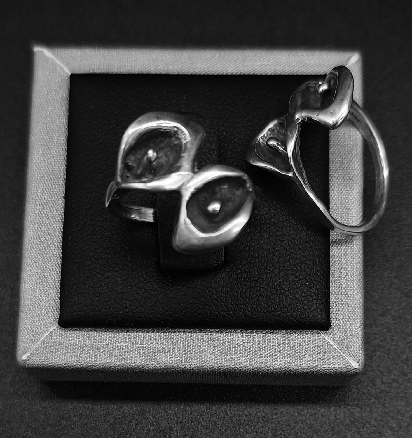 ANILLO  ALCATRAZ EN PLATA LEY 925.