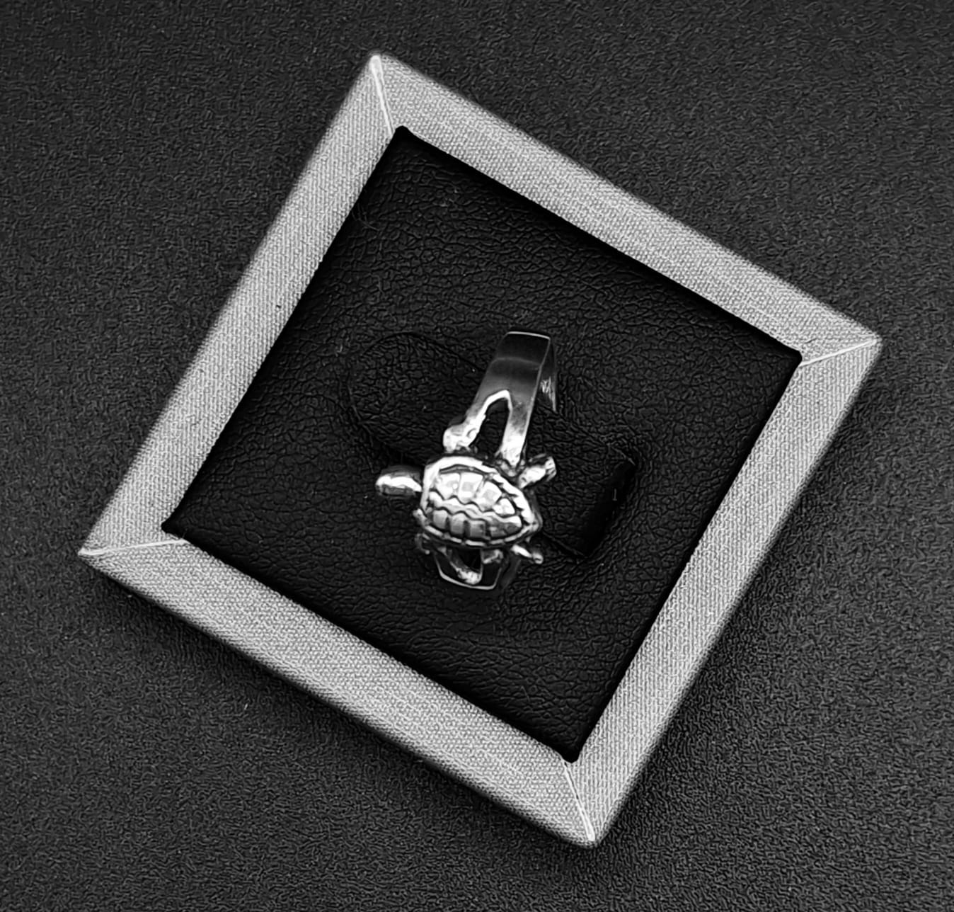 ANILLO PLATA LEY 925 , TORTUGA