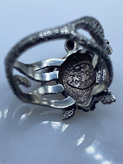 Anillo de Plata Tortuga Tallada — Étnico Taxco .950 — foto 5