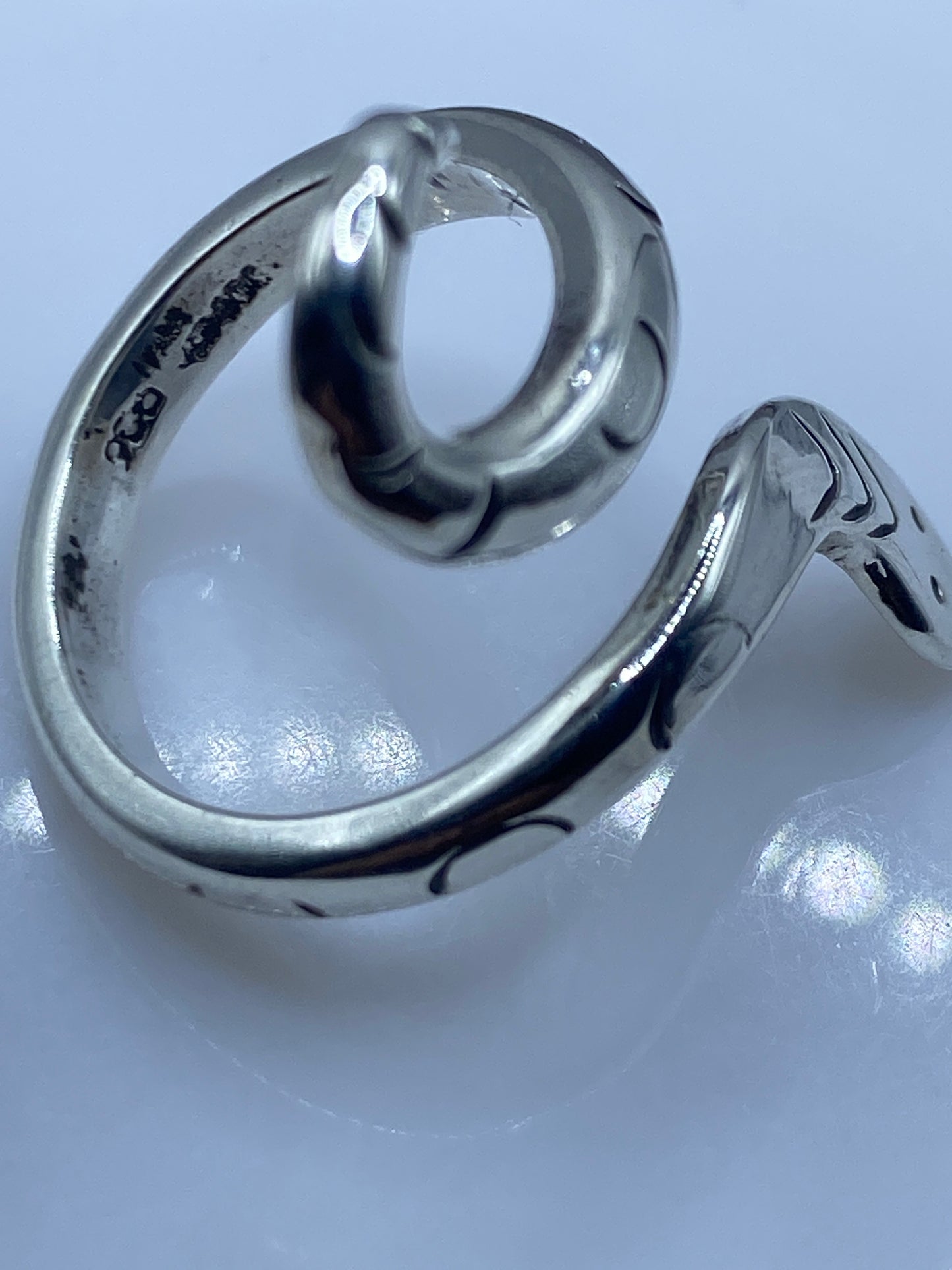 Anillo Serpiente Ajustable de Plata .925 — Diseño Envolvente — foto 5