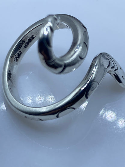 Anillo Serpiente Ajustable de Plata .925 — Diseño Envolvente — foto 5