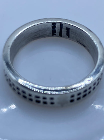Anillo de Plata Sello Geométrico — Unisex Minimalista — foto 5