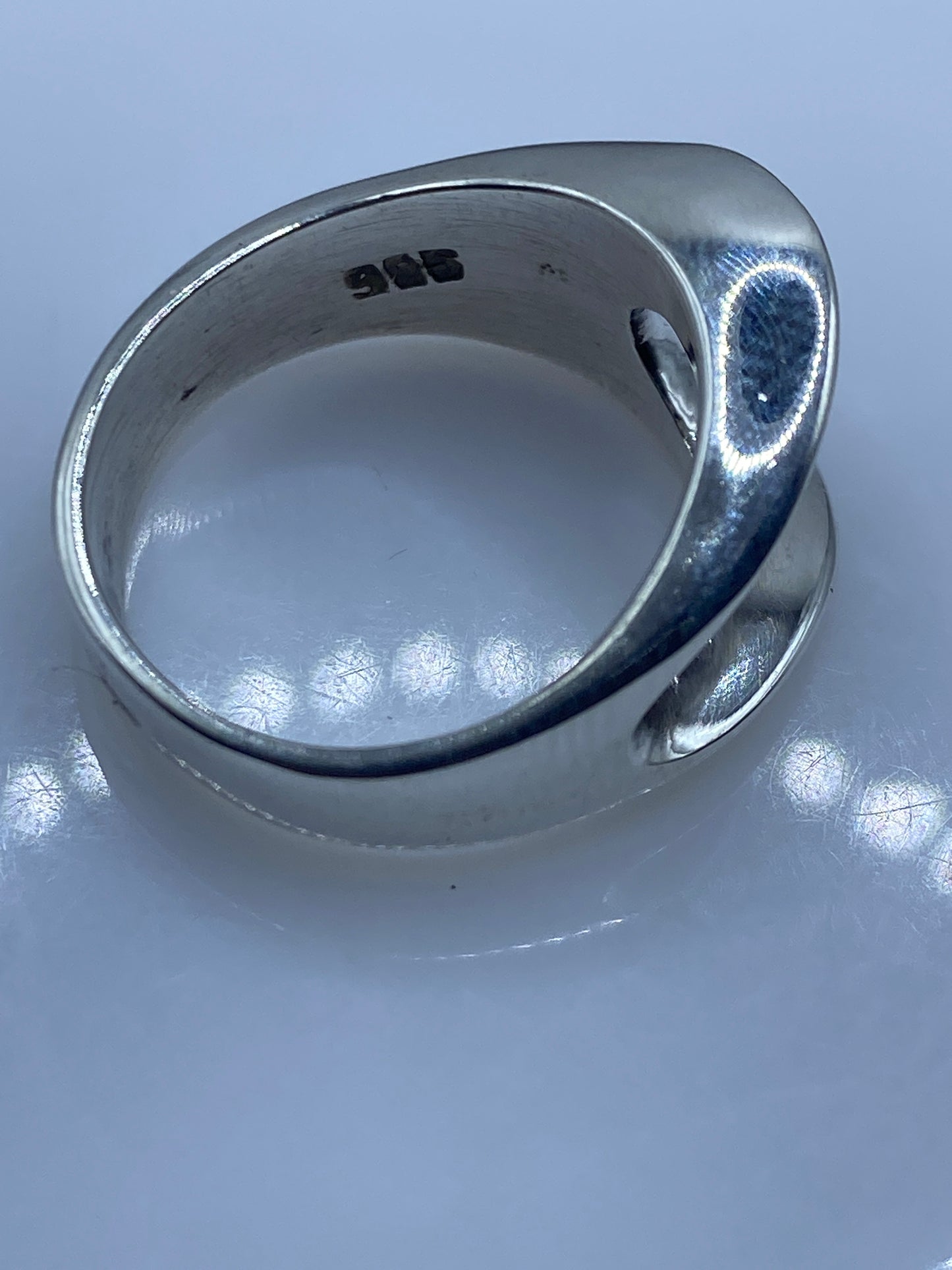 Anillo de Plata Lisa Moderno — Banda Pulida .925 — foto 5