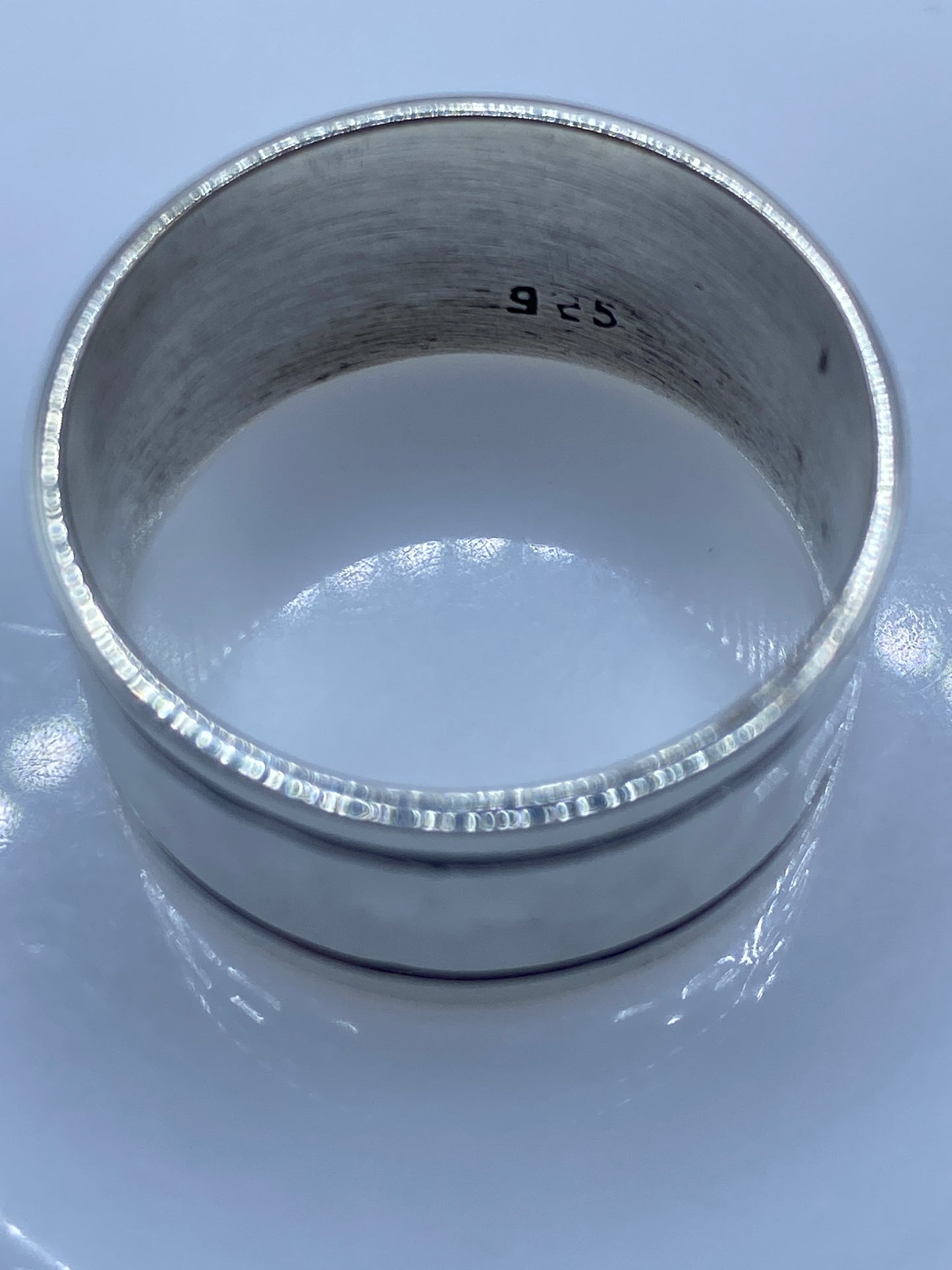 Anillo de Plata Banda Texturizada — Robusto Minimalista — foto 5