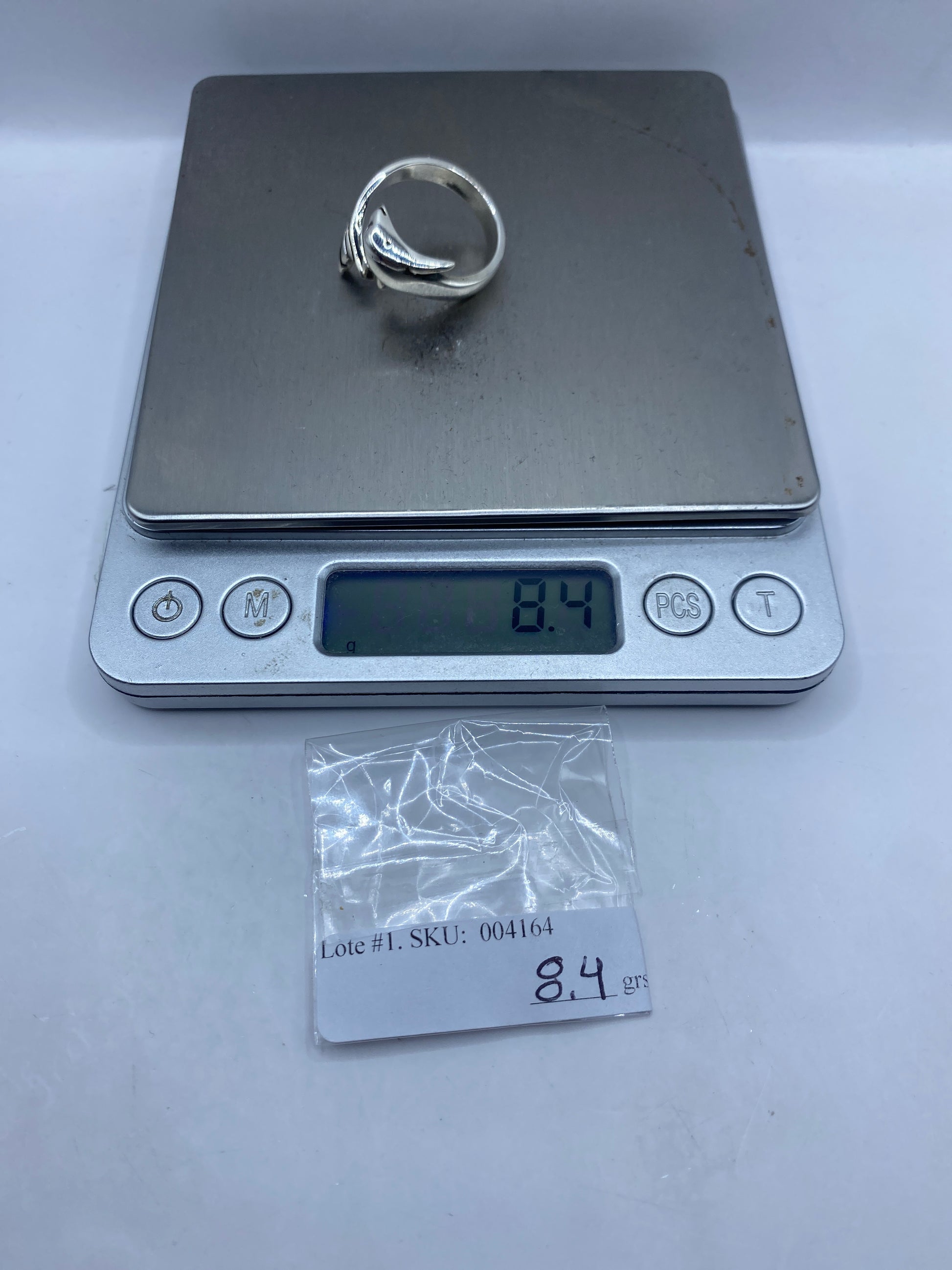 Anillo Delfín Plata Ajustable — Diseño Étnico Taxco — foto 5