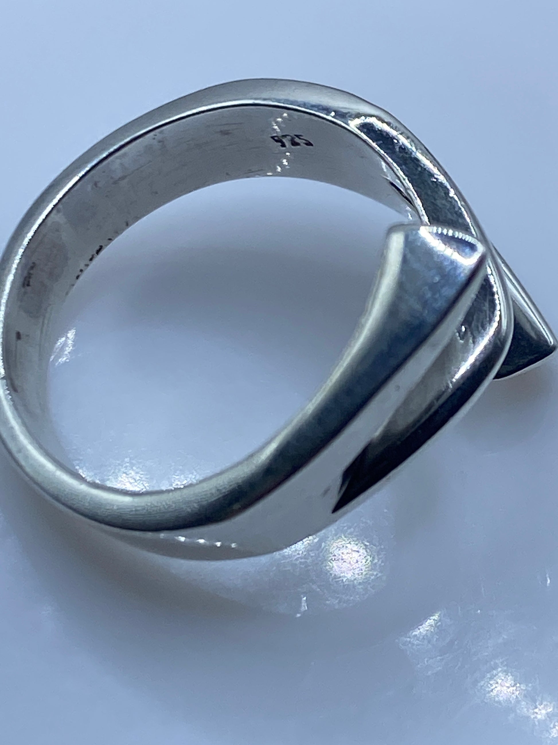 Anillo de Plata Geométrico Minimalista — Diseño Taxco — foto 5