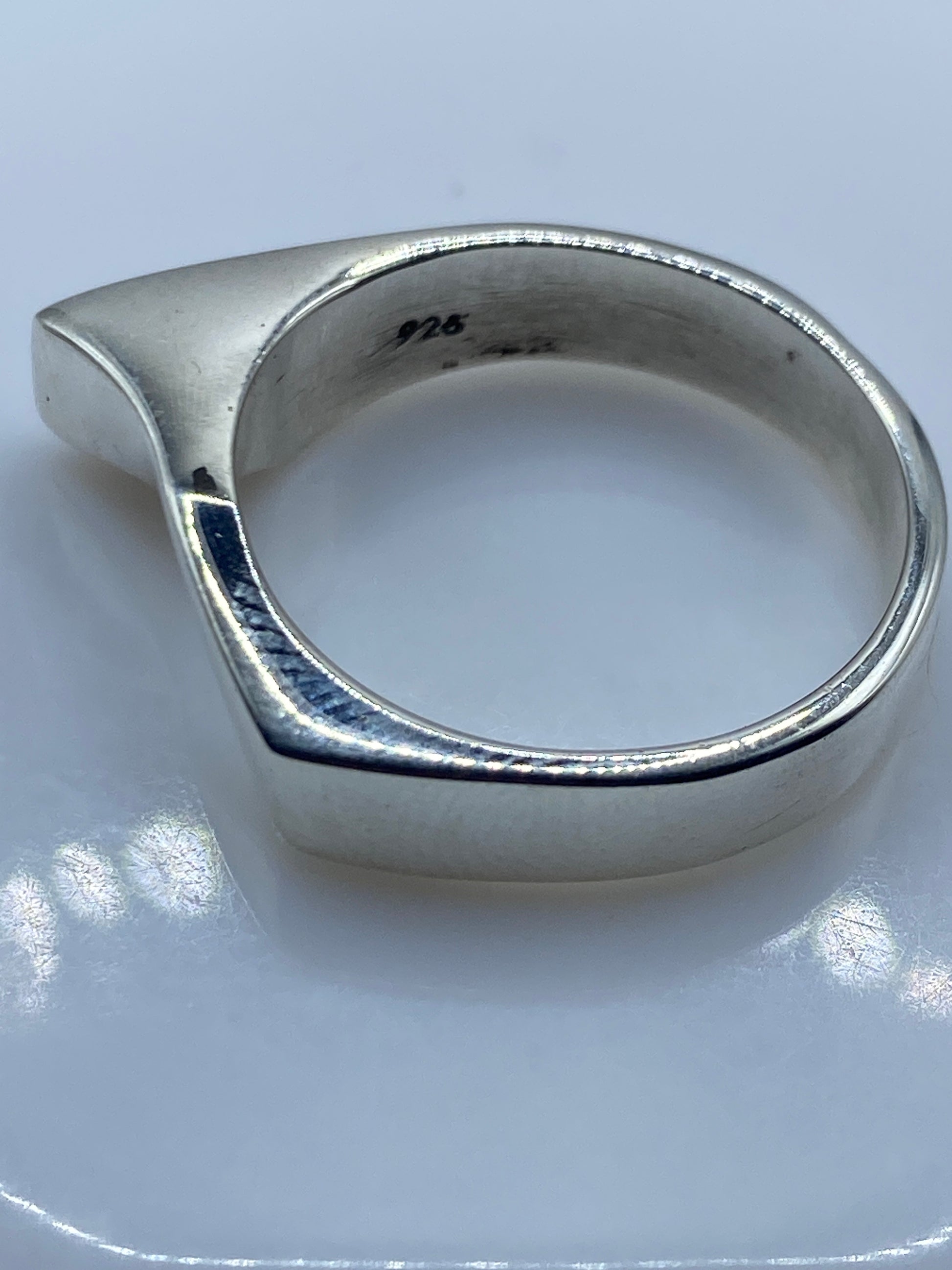 Anillo Plata Geométrico Minimalista — Solitario .925 — foto 5