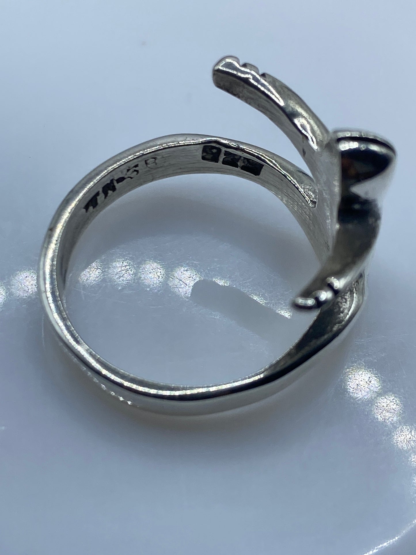 Anillo de Plata Ala Minimalista — Diseño Escultural — foto 5