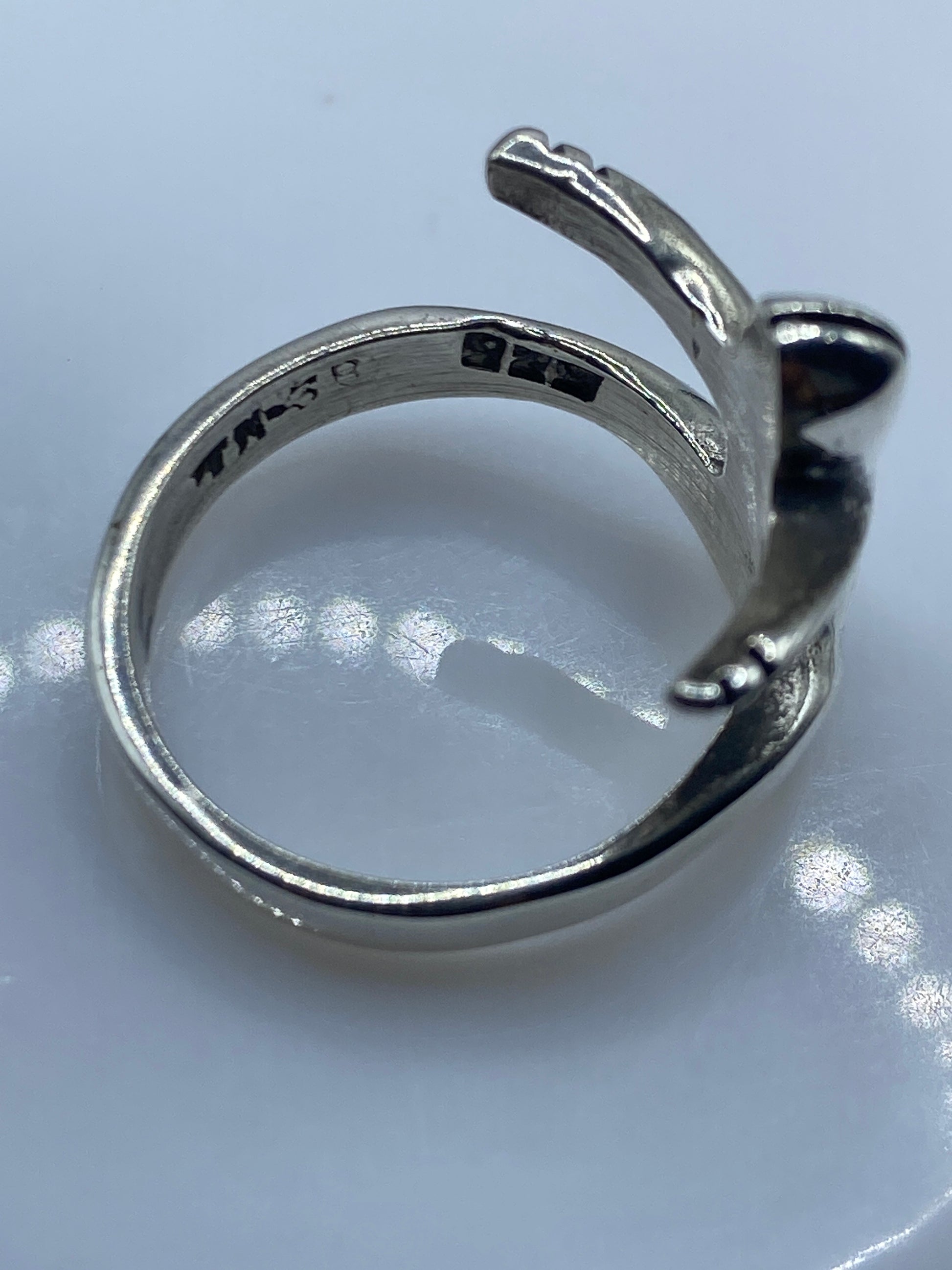 Anillo de Plata Ala Minimalista — Diseño Escultural — foto 5