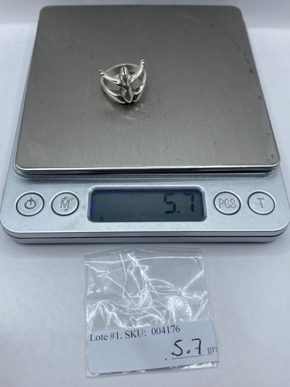 Anillo de Plata Alas Abiertas Artesanal — Diseño Escultural — foto 6