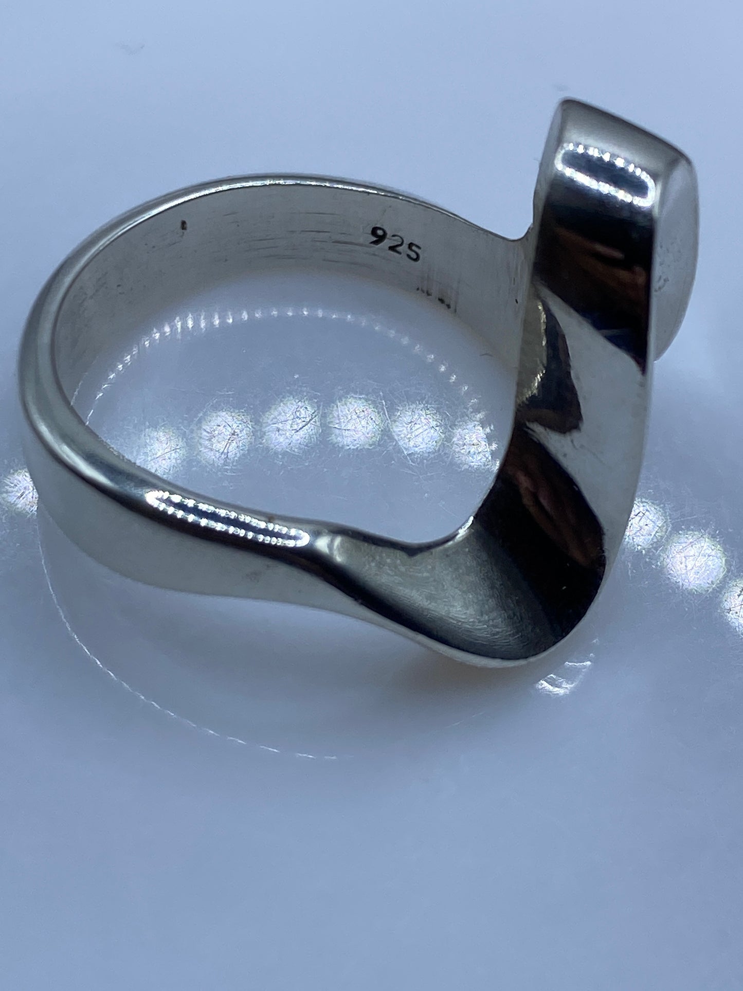 Anillo de Plata Fluido Moderno — Solitario Taxco .925 — foto 5