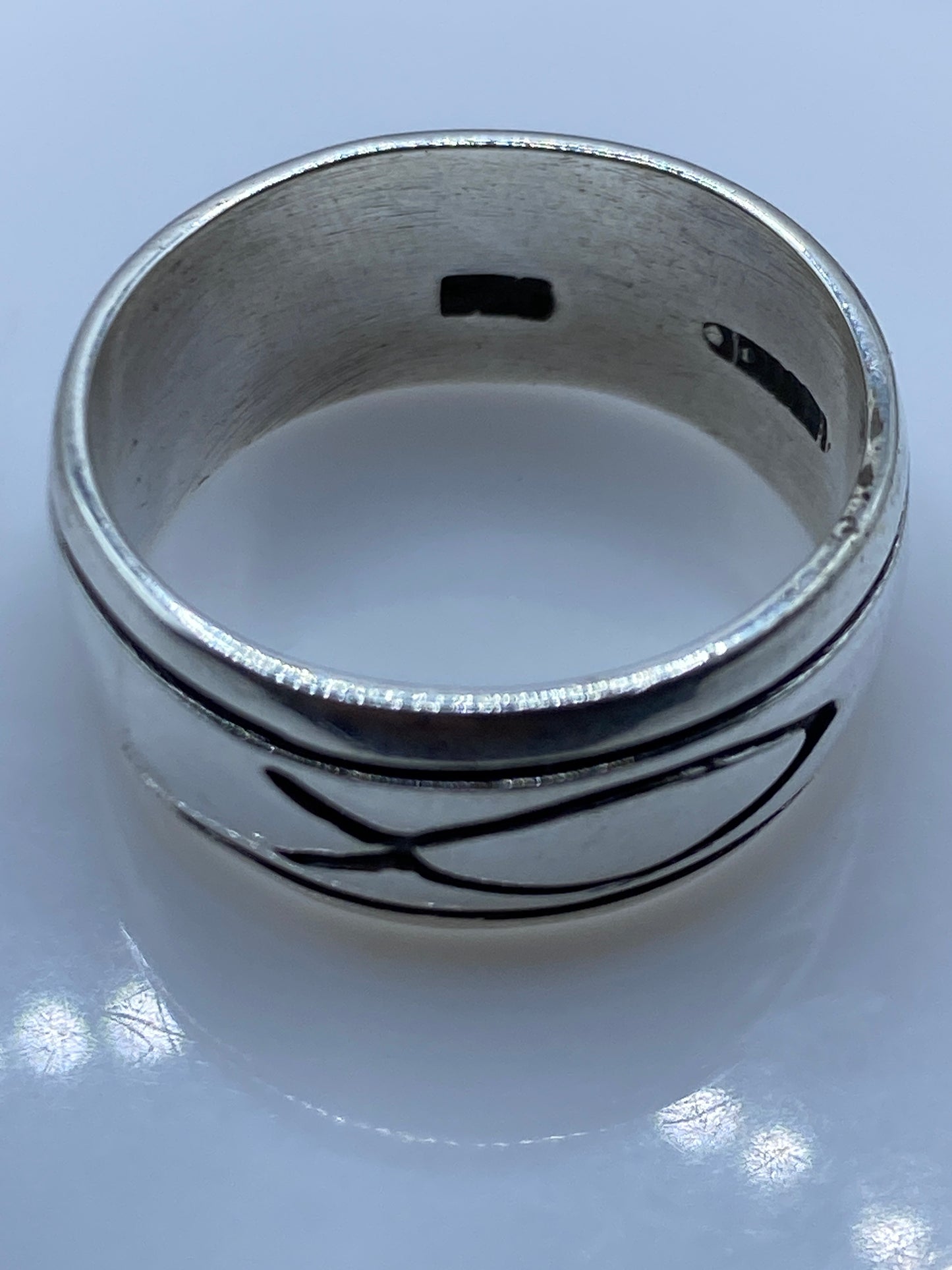 Anillo de Plata Sello Taxco — Banda Gruesa .925 — foto 5