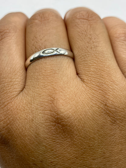Anillo de plata auténtica en escala de precisión, peso 1.8 gramos, lote 004190