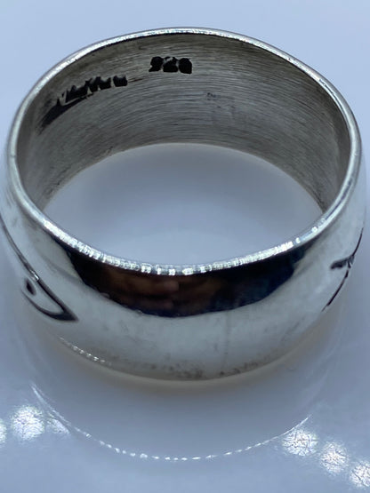 Anillo de Plata .925 Banda Pulida con Sello — Unisex — foto 5