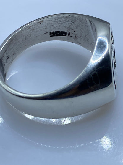 Anillo de Plata Luna y Estrella para Hombre — Sello Taxco .925 — foto 5