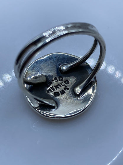 Anillo de Plata Calendario Maya — Prehispánico Tallado — foto 5