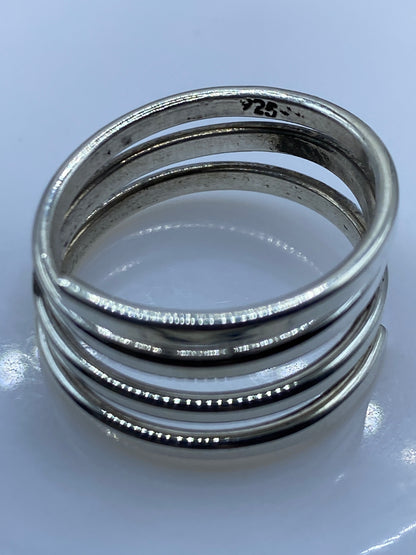 Anillo Bandas Plata .925 — Minimalista Apilable — foto 5