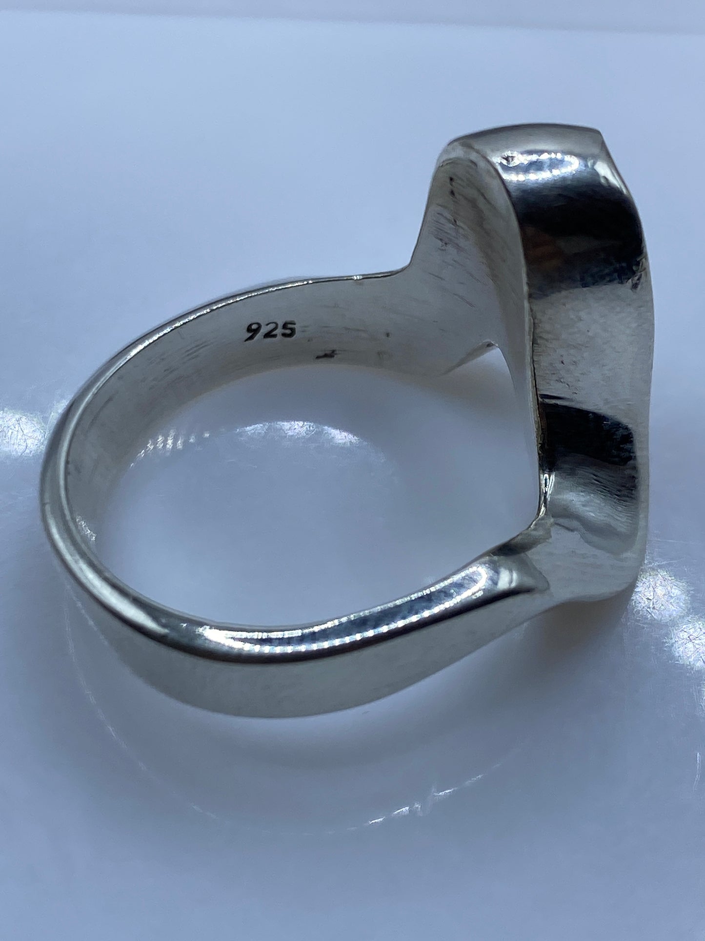 Anillo de Plata Minimalista Banda Ancha — Uso Diario — foto 5