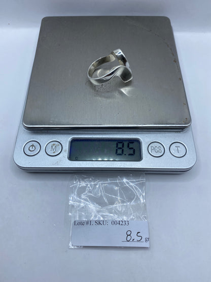 Anillo de Plata Fluido Moderno — Talla 9 — foto 6