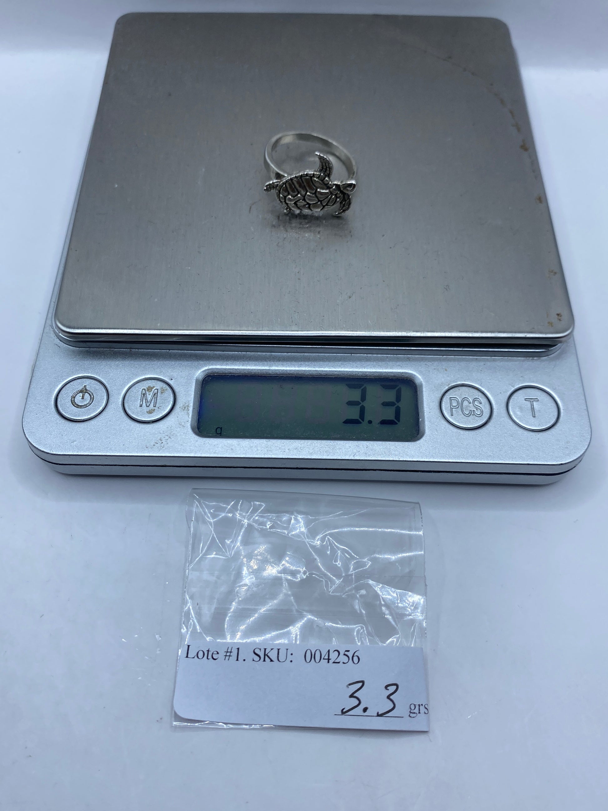 Anillo de Plata Tortuga Marina — Diseño Naturaleza — foto 6
