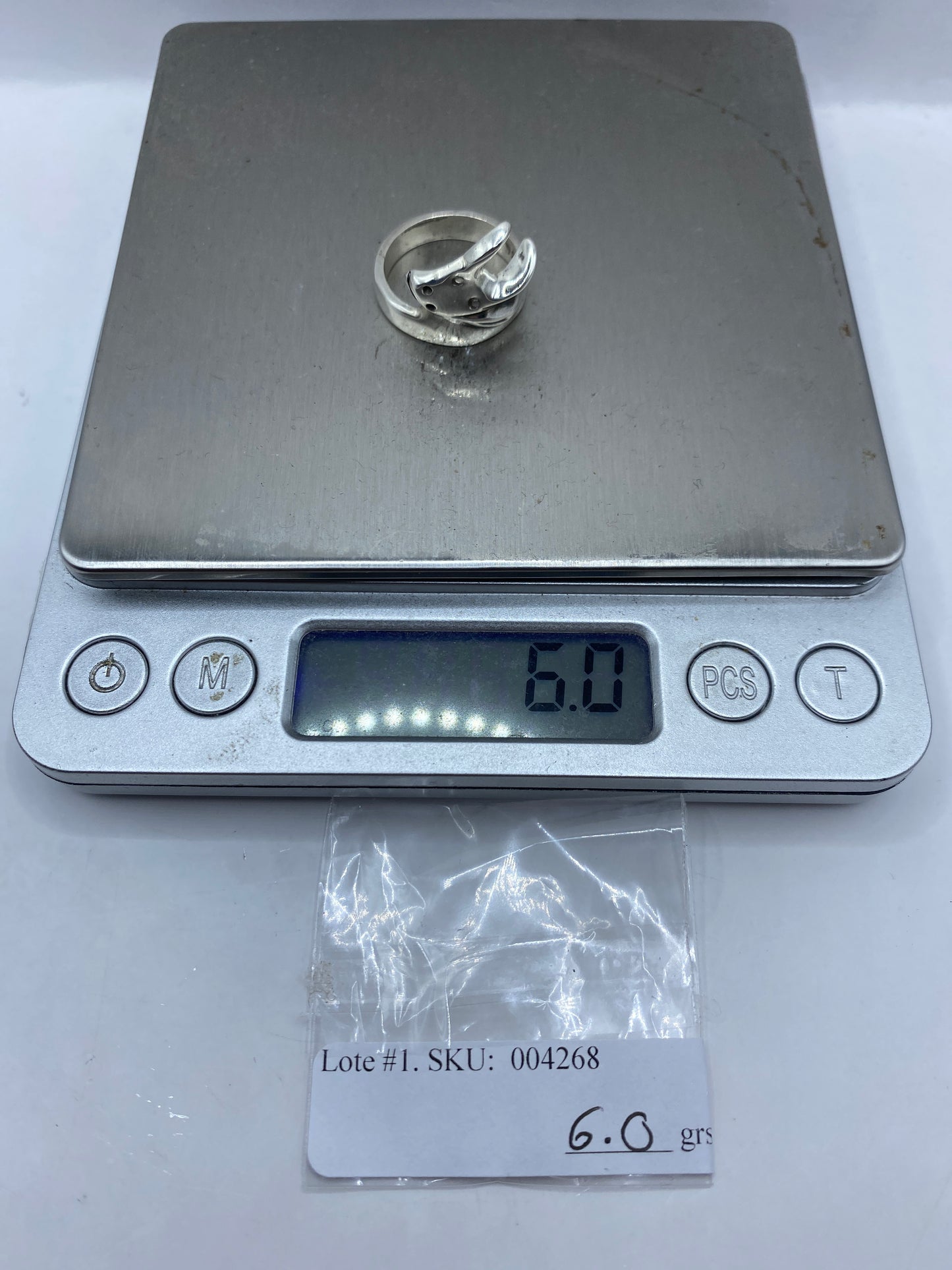 Anillo de Plata Toro Escultural — Diseño Étnico Unisex — foto 6