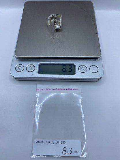 Anillo de Plata Macizo Diseño Orgánico Minimalista — foto 6